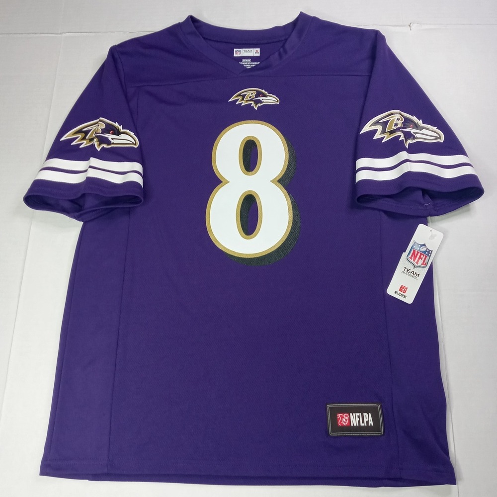 Lamar Jackson Football Jersey NFL Team Apparel‎ Baltimore Ravens Men's Size M